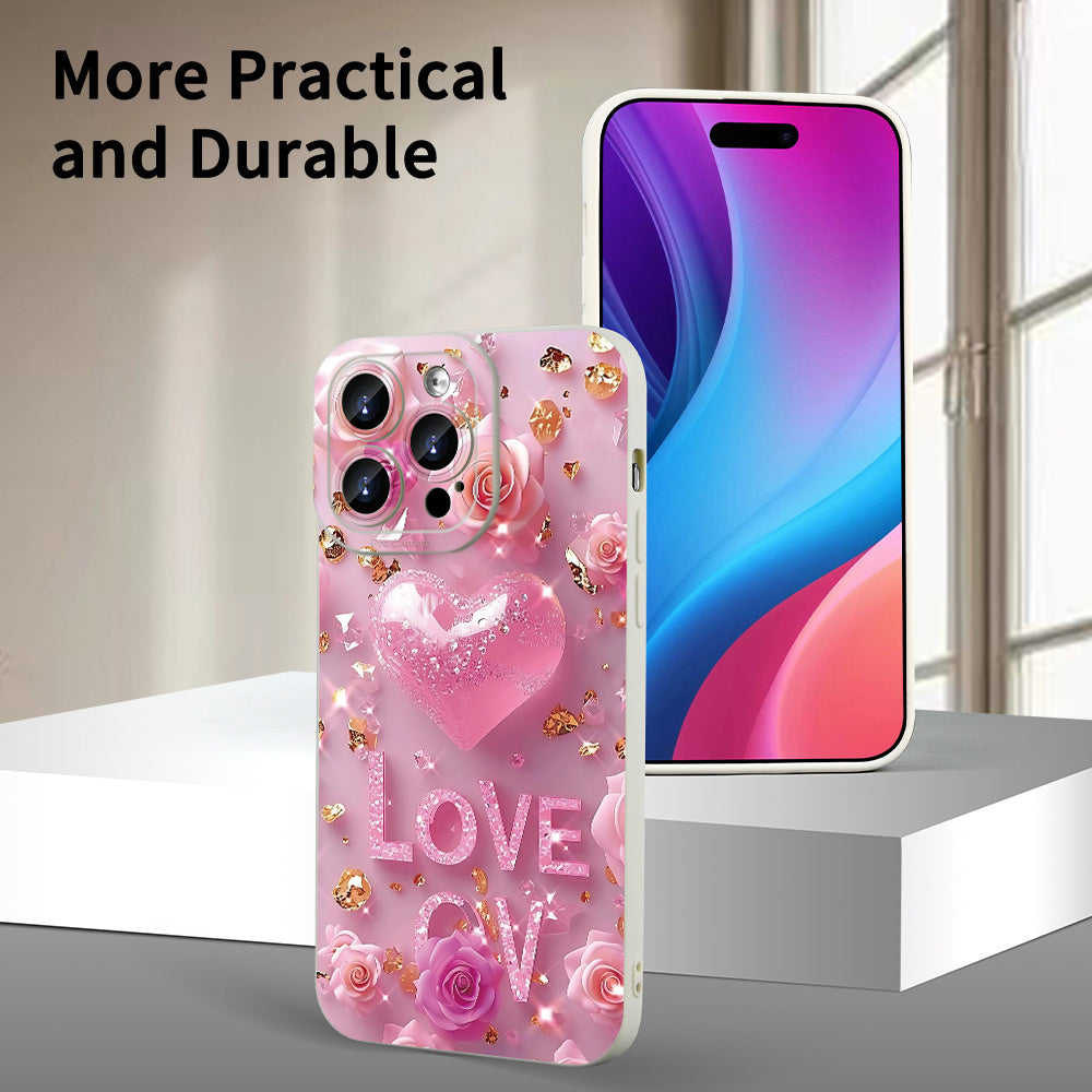 A Trendy Heart-Shaped Phone Cover Ideal for Valentine'S Day, Suitable for Iphone Models 16/15/14/13/12/11/XS/XR/X/7/8 Plus/Pro/Max/Mini - a Fashionable Choice That Accommodates Everyone And Makes a Great Present for Friends,