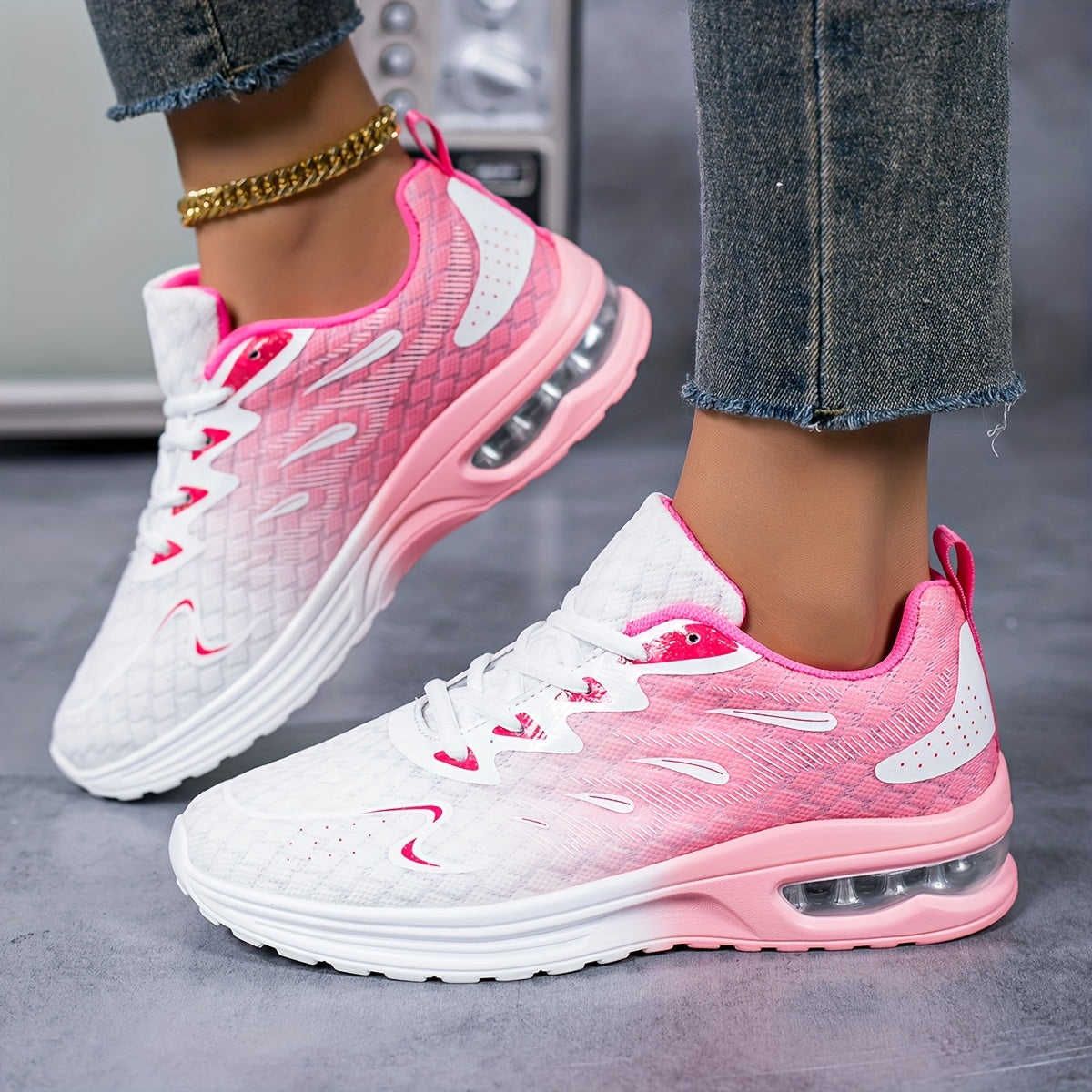 Women's Orthopedic Mesh Air Cushion Sneakers – Lightweight, Non-Slip Running & Walking Shoes for Gym, Sports & All-Day Comfort
