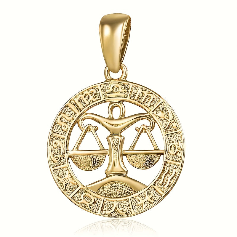 Women'S Men'S Pendant Necklaces 12 Horoscope Zodiac Sign Golden Aries Cancer Scorpio Aquarius Taurus Leo Gemini Virgo Libra Sagittarius Capricorn Pisces 12 Constellations Jewelry Gifts Perfect Birthday Christmas Valentine'S D