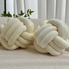 [Soft Plush Knot Ball Pillows] 2pcs Soft Plush Knot Ball Pillows - Minimalist Stress-Relieving Round Cushions - Machine Washable for All-Season Comfort