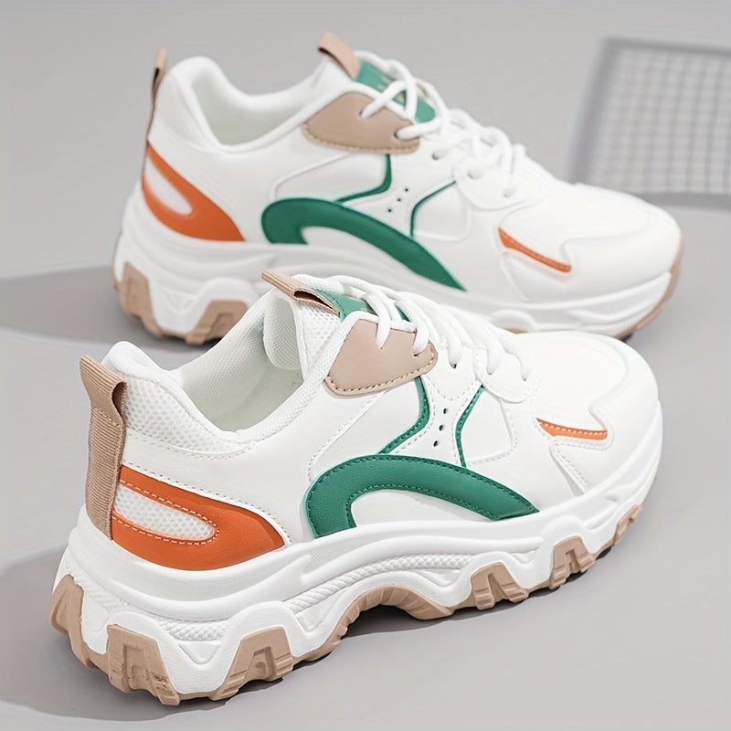 Ladies' Casual Sports Shoes - Flat, Versatile & Comfortable Running Shoes - For Students & Young Professionals - Suitable for Work & Casual Wear - Perfect Gift for Everyday Use