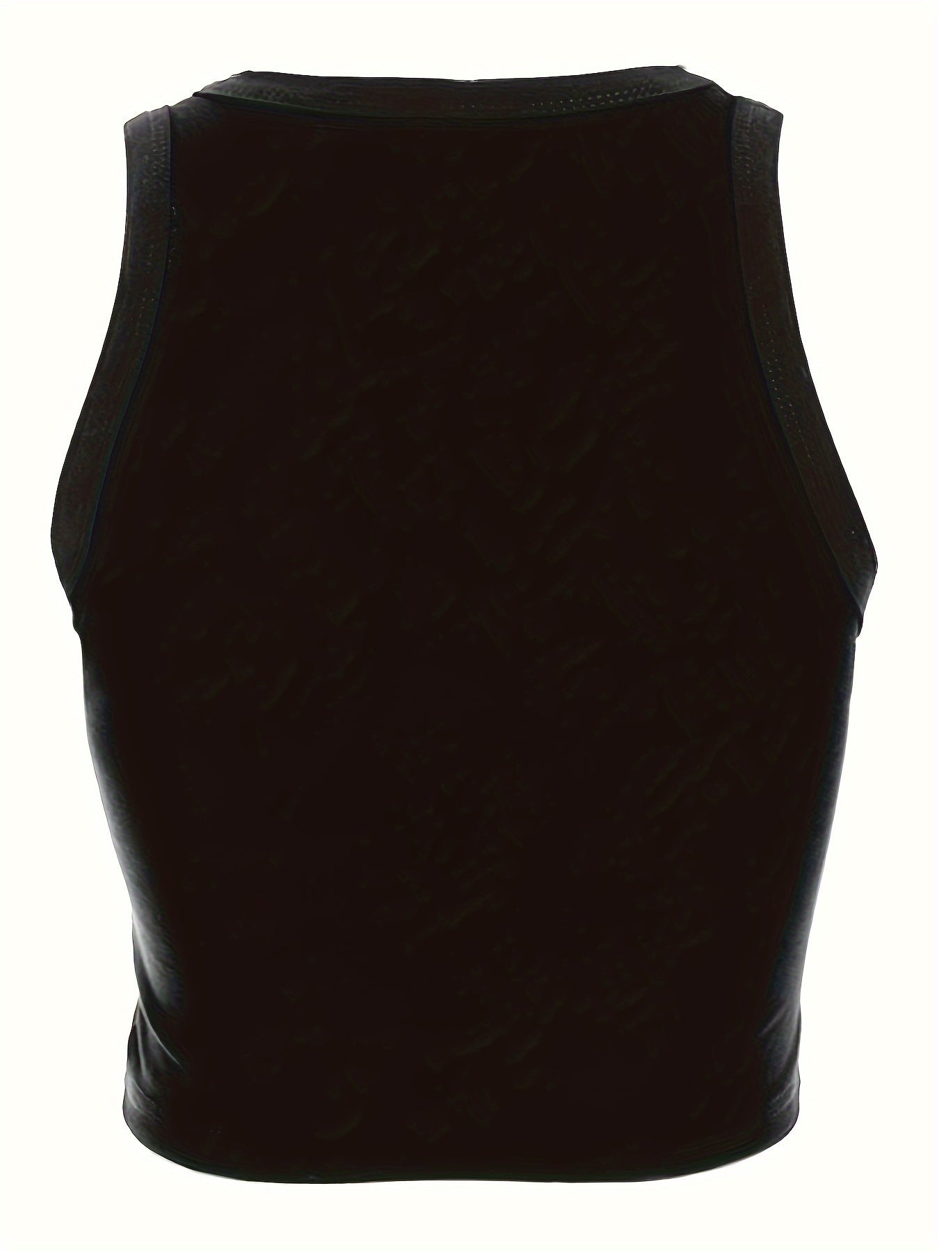 Women's High-Elasticity Sunflower & Butterfly Print Sleeveless Crop Tank Top - "Live Love Laugh" Design, Casual Yoga & Activewear, Polyester, Black, Ladies Tank Tops