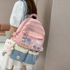 Women's Fashion Casual Contrast Color Backpack