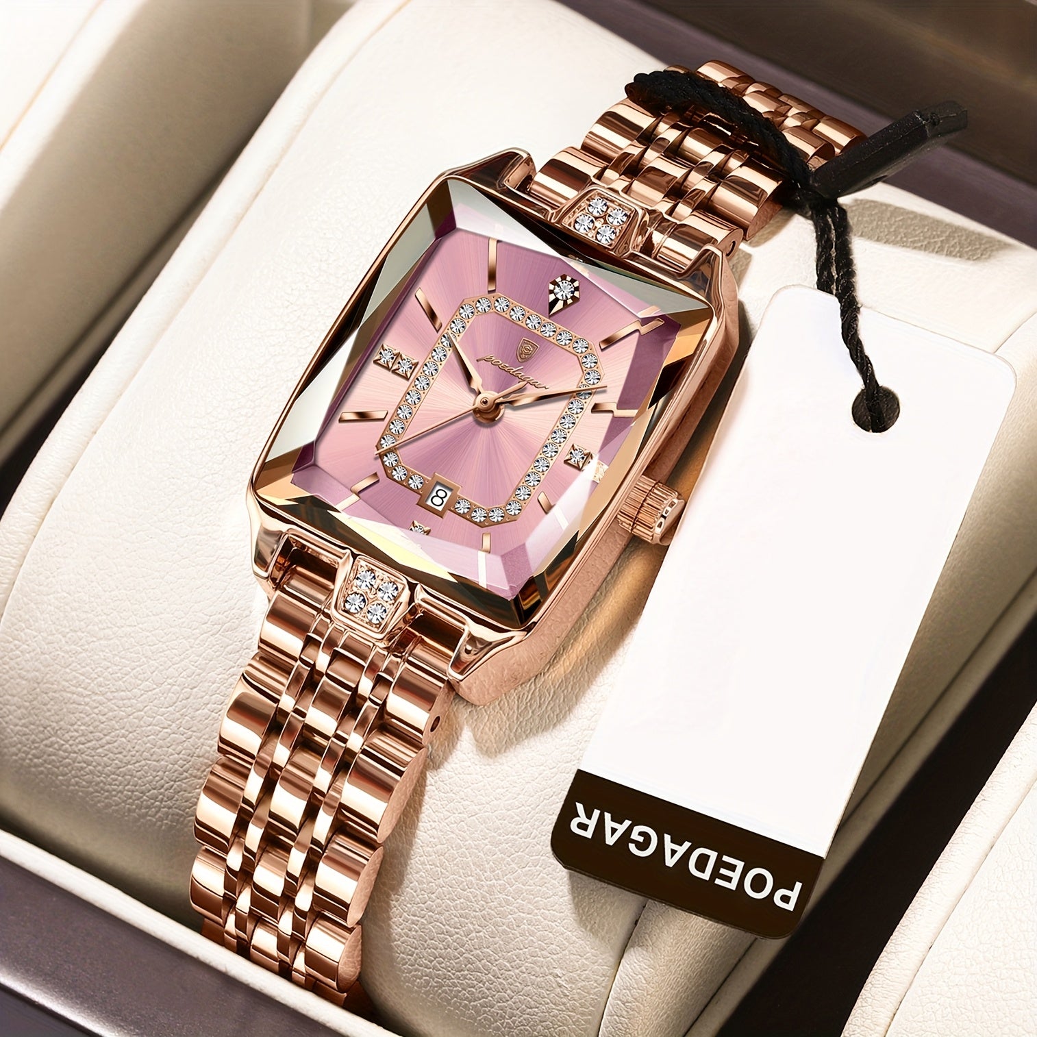 POEDAGAR Fashion Students Korean Casual Ladies Watch Luxury Stainless Steel Best Selling Simple And Elegant Quartz Wristwatch.