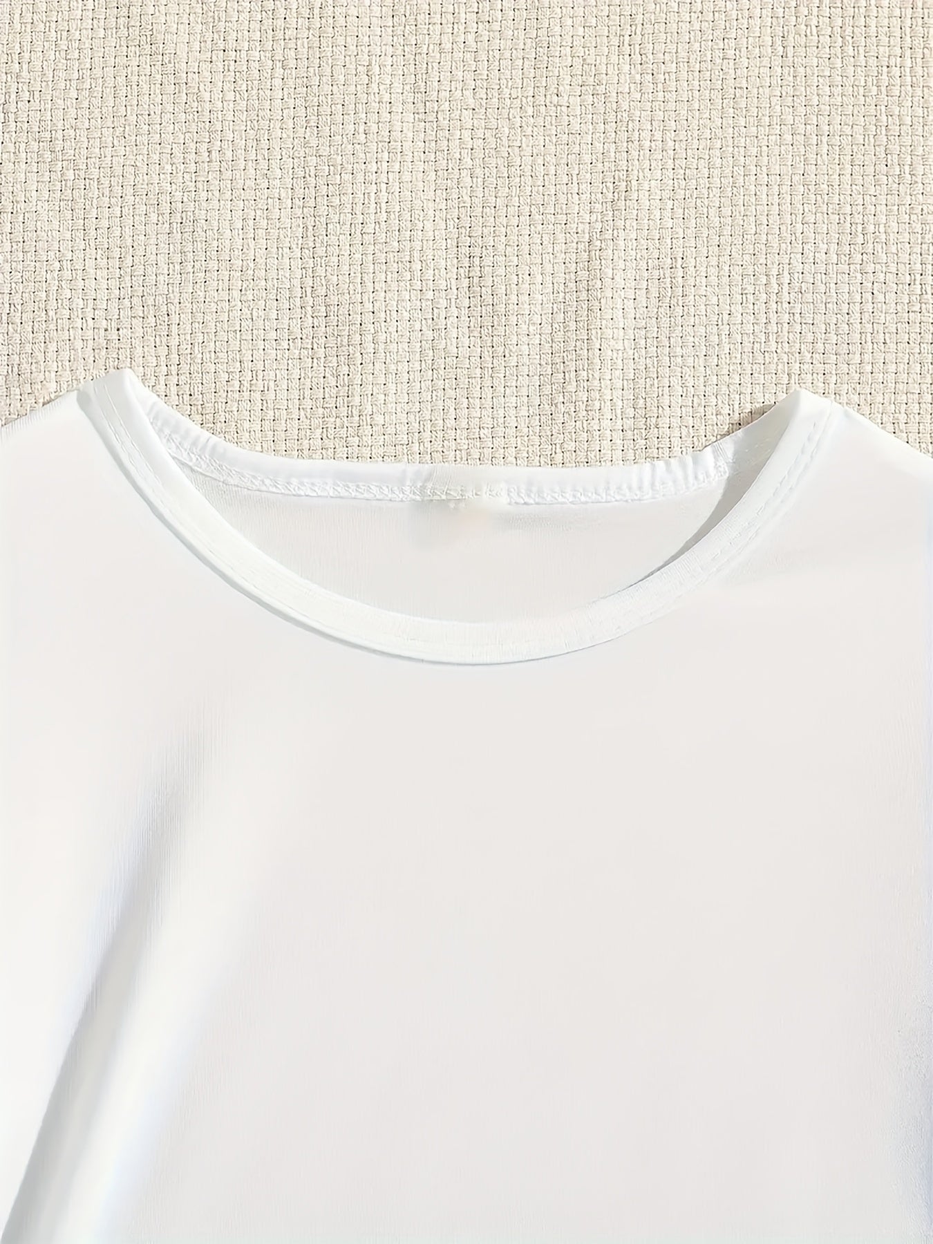 Girls' Cherry Graphic Tee - Soft & Quick-Dry Polyester Blend, Casual Round Neck Short Sleeve T-Shirt with "Have a Nice Day" Print, Perfect for Spring/Summer Outings, Girls Tshirts