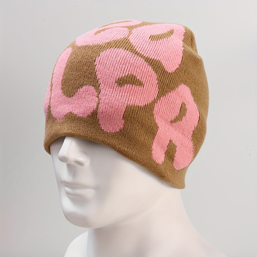 Alphabet Design Light Luxury Knitted Hat Warm Lightweight Knitted Hat Beanie Hat Men Men Women Hip Hop Outdoor Travel Knitted Hat