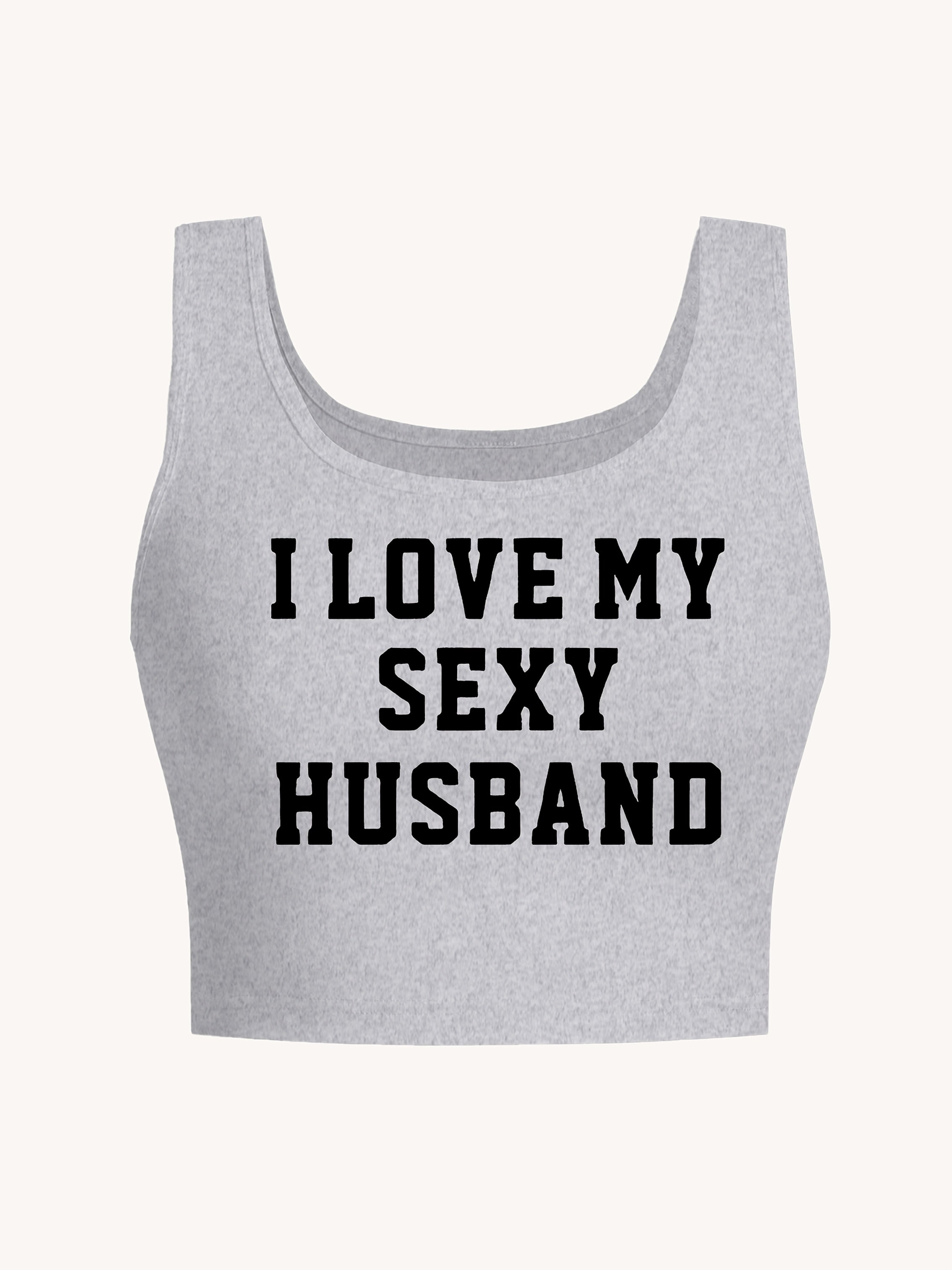 Women's "Hot Wife" Graphic Print Sleeveless Tank Top - Vibrant Red with Yellow Splash Design, Seamless Round Neck, Lightweight Breathable Fabric for Yoga & Casual Wear, Machine Washable Spring Summer Fall Top, Ladies Tank Top