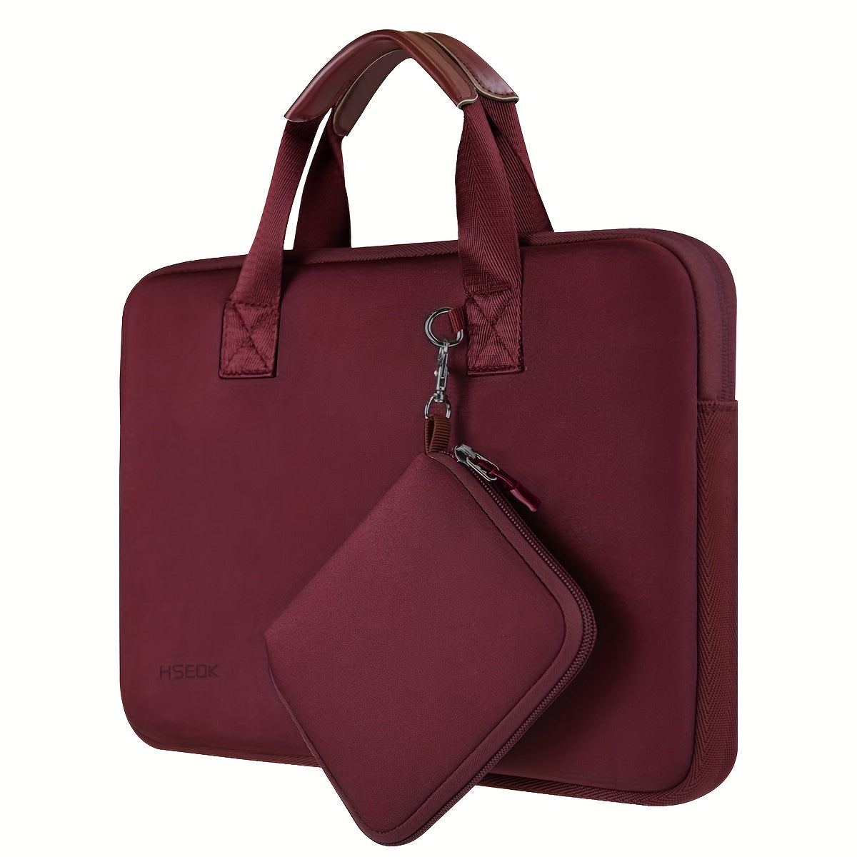 1pc 13-14 inches Laptop Sleeve Elastic Neoprene Case Notebooks Hand Bag with Handle and Small storage bag