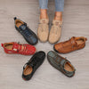 Women'S Retro Style Ankle Boots - Casual Lace-Up Flat Heels, Mid-Season, Rubber Sole, Solid Color Flat Shoes, Comfortable Walking Shoes|Vintage Casual Boots|Rubber Sole Boots