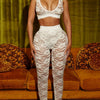 European and American Women's clothing targeted fashion sexy lace two-piece set