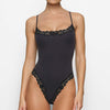 Strap Lace Base One-piece Open Crotch Comfortable