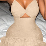 Women'S Underwear Shirt Pajamas, Solid Color V-Neck Sleeveless Cami Dress Pajamas Nightdress.
