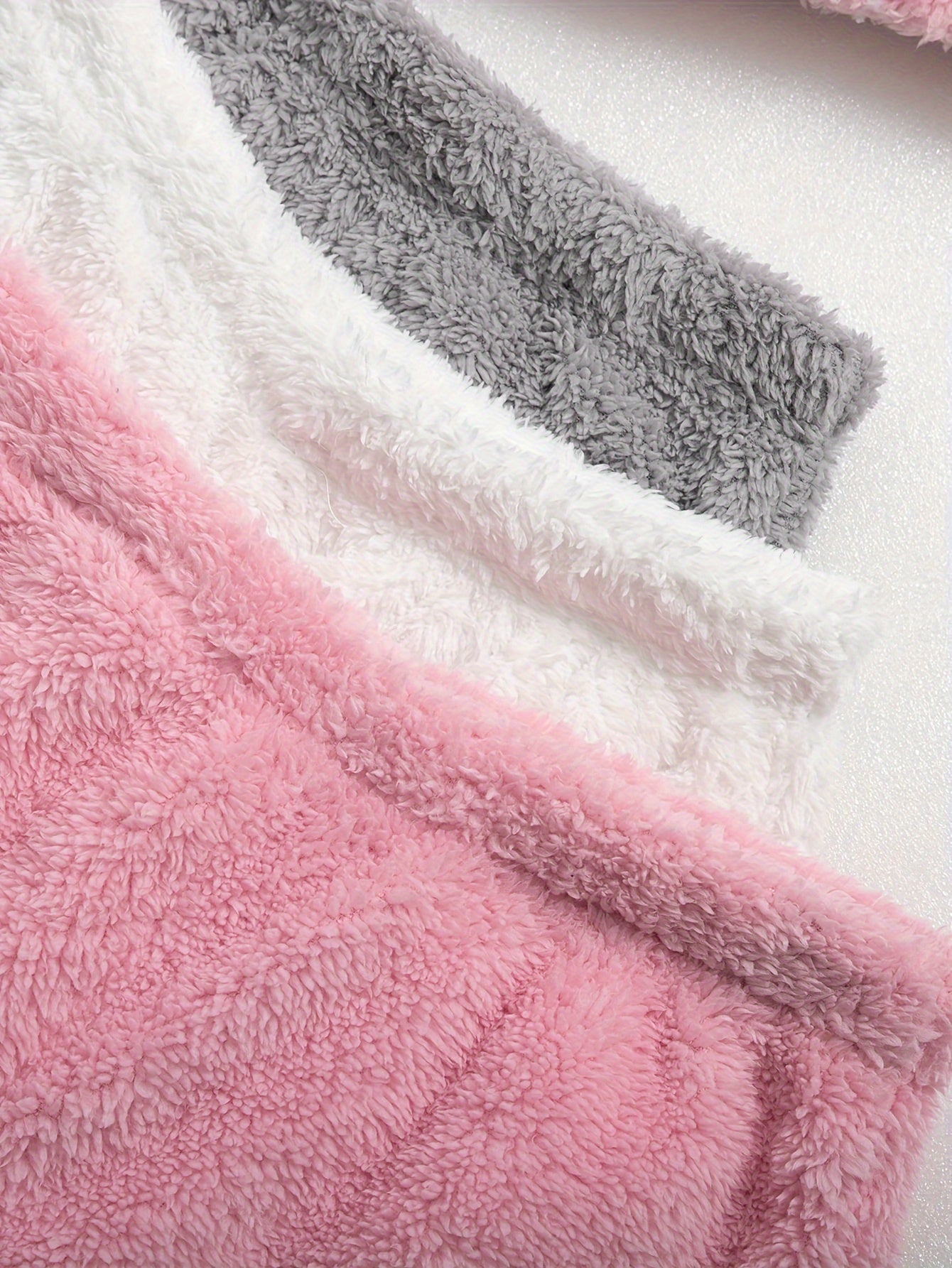 Women's Winter Plush Loungewear Set - 3 Pack Soft Crop Tank Tops And High-Waisted Jogger Pants
