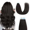 18inch-26inch Tape In Hair Extensions Human Hair 20pcs/Pack Remy Straight Invisible Tape Adhensive Hair Extensions Suitable For All People