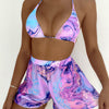 Women's Beach Three Piece Bikini Swimsuit