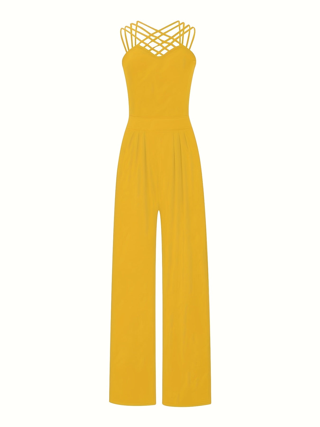 Women's Elegant High-Waisted Dress Pants – Tailored Fit, Solid Color, Soft Polyester Fabric, All-Season Trousers for Office & Formal Wear