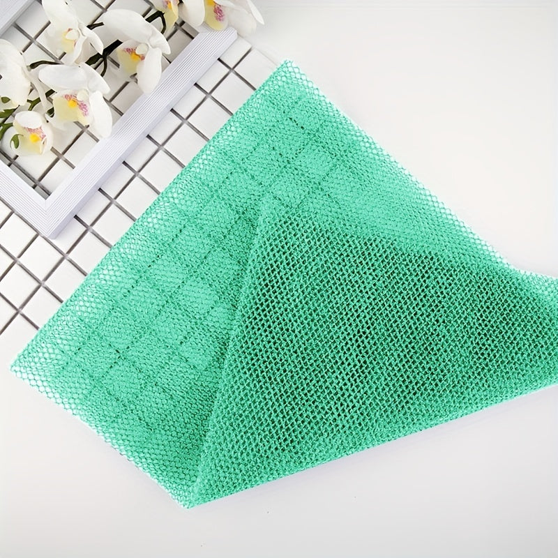 1pc Nylon & Polyester Bath Scrubber, Deep Cleansing Exfoliating Towel for Sauna & Shower, Durable Personal Care Bath Tool