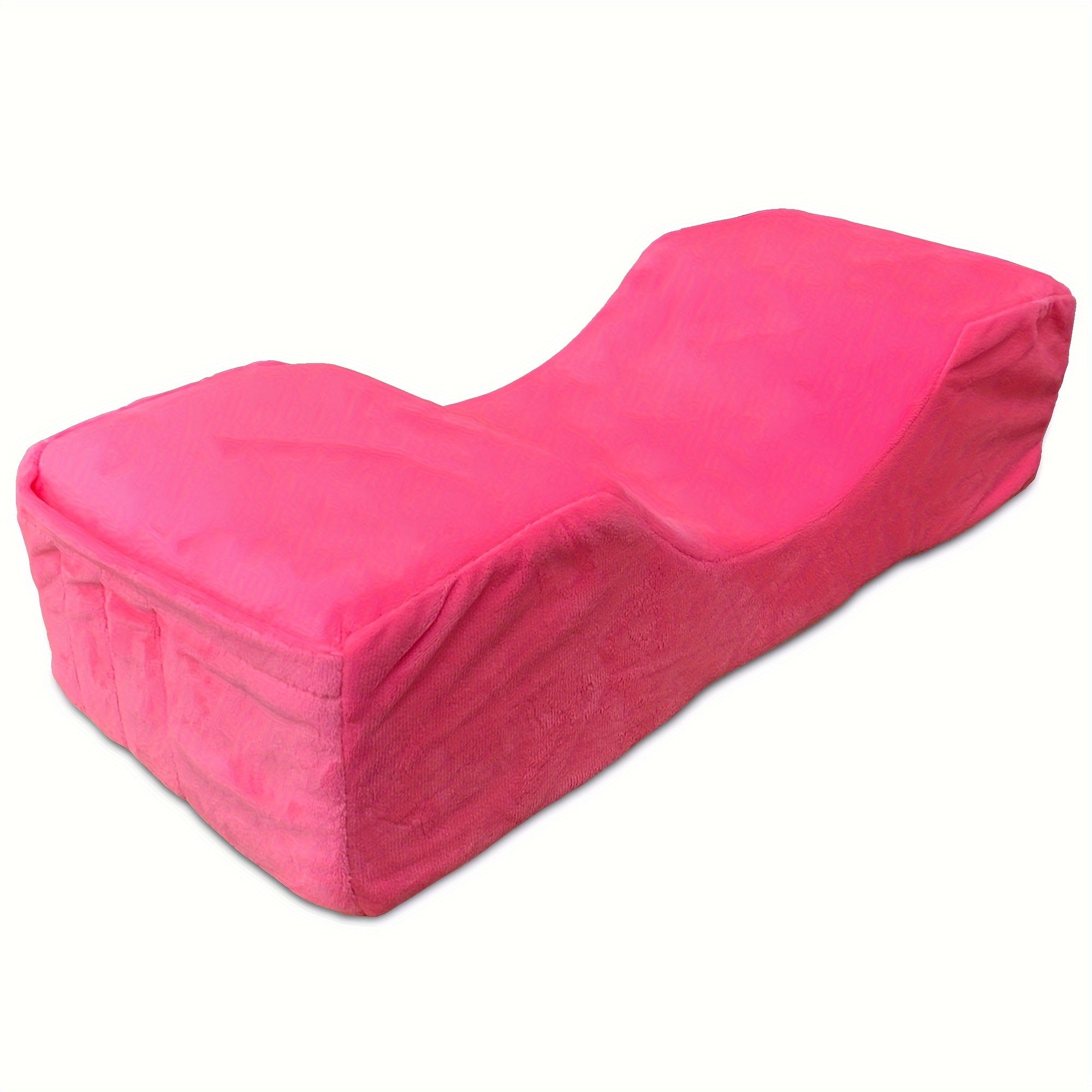 Mollie Lipper U-Shaped Eyelash Extension Pillow - Hypoallergenic, High Rebound Comfort Cushion in Pink, Gray, & Black for Lash Techs and Makeup Artists
