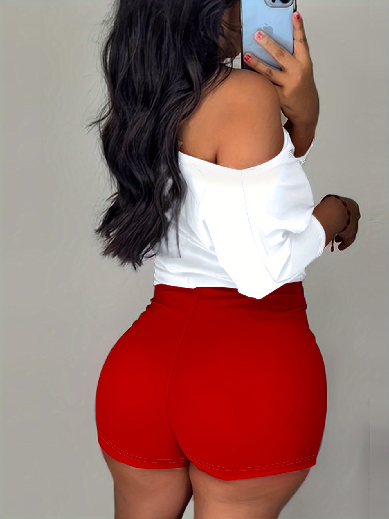 Color Block Graphic Print Romper Jumpsuit, Casual Off Shoulder Long Sleeve Tie Waist Slim Romper Jumpsuit, Women's Clothing