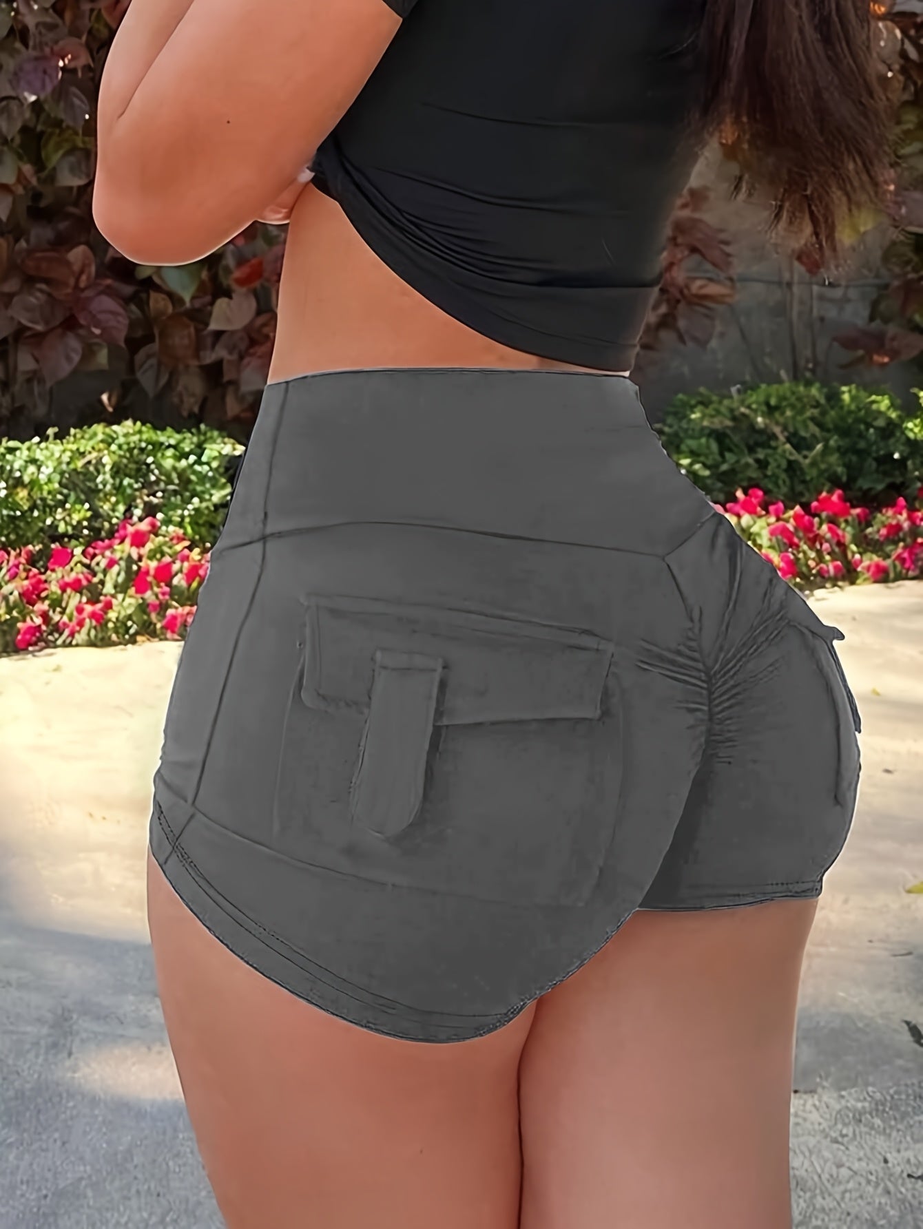 Y2K Style Sexy Ultra-Short Solid Color Women's Casual Shorts, Butt-Lifting Tight Pants for Spring And Summer