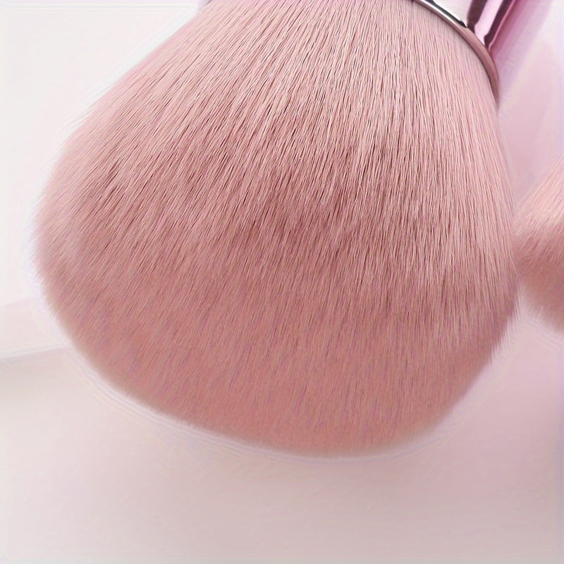 1pc Soft Nail Art Dust Cleaning Brush, Unscented Manicure Pedicure Acrylic UV Gel Powder Remover Tool, Professional Salon Use Accessory