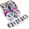 20 Pairs 5D Wispy Faux Mink False Eyelashes, 4 Styles Mixed Dramatic Thick Curled Fluffy Strip Eyelashes Multipack for Eyes Makeup Sets female gift