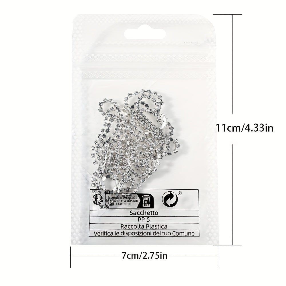 39.37inch Long Luxury Crystal Sparkling Chain Nail Charms with Rhinestones, 1.5mm Shinying Glitter Silvery Nail Art Metal Steel French Manicure Crystal DIY Nail Art Decoration, Nail Art Supplies for Women And Girls