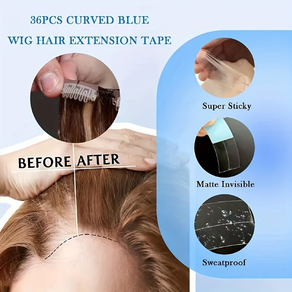 36pcs Double-sided Wig Tape, Double-sided Tape, Double-sided Wig Tape