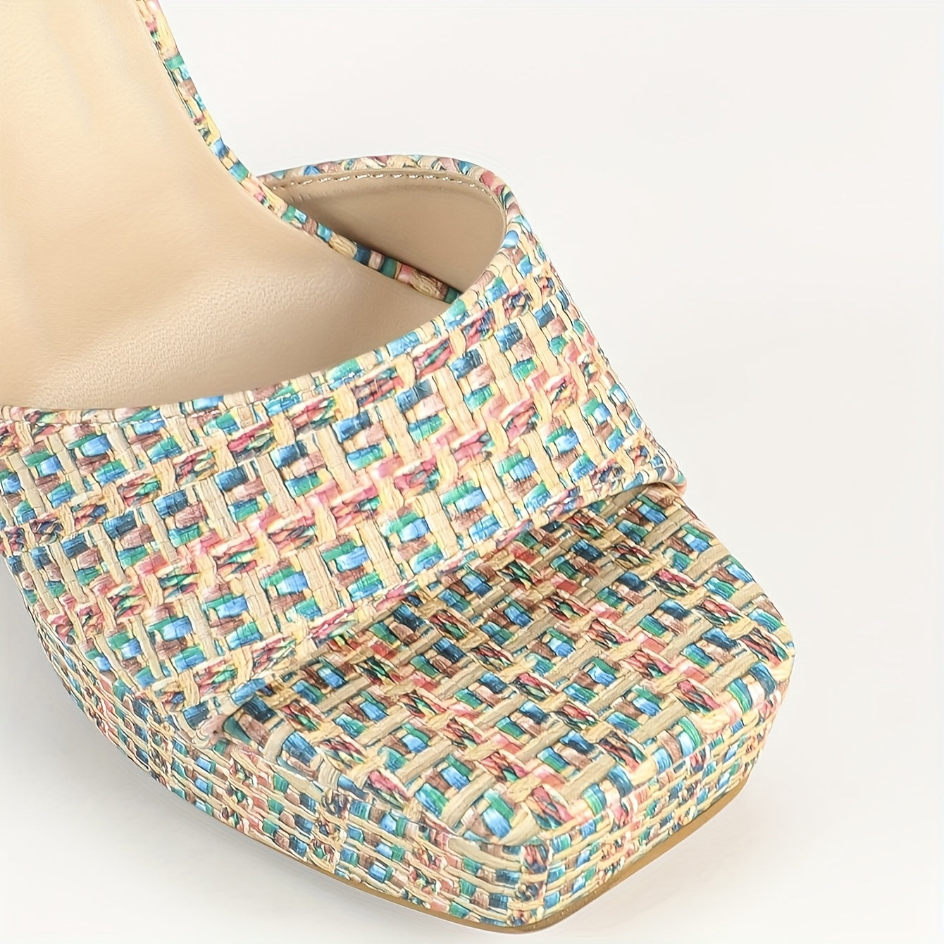 New Summer Fashion High Heels Sexy Fish Mouth Shoes with Skirt Matching Versatile Thick Heel Sandals
