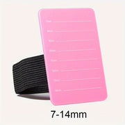 1pc Acrylic Eyelash Extension Organizer, False Lash Stand Tile Palette, Lash Holder with Belt Graft Scale Tools, Alcohol-Free, Formaldehyde-Free, No Power Required, Battery Not Included, Beauty & Personal Care Accessories