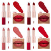 4pcs Matte Lipstick Waterproof, Durable, Easy to Apply, Hard to Take Off, Stain Resistant Liquid Lipstick Lip Gloss, Matte 2-in-1 Lip Makeup
