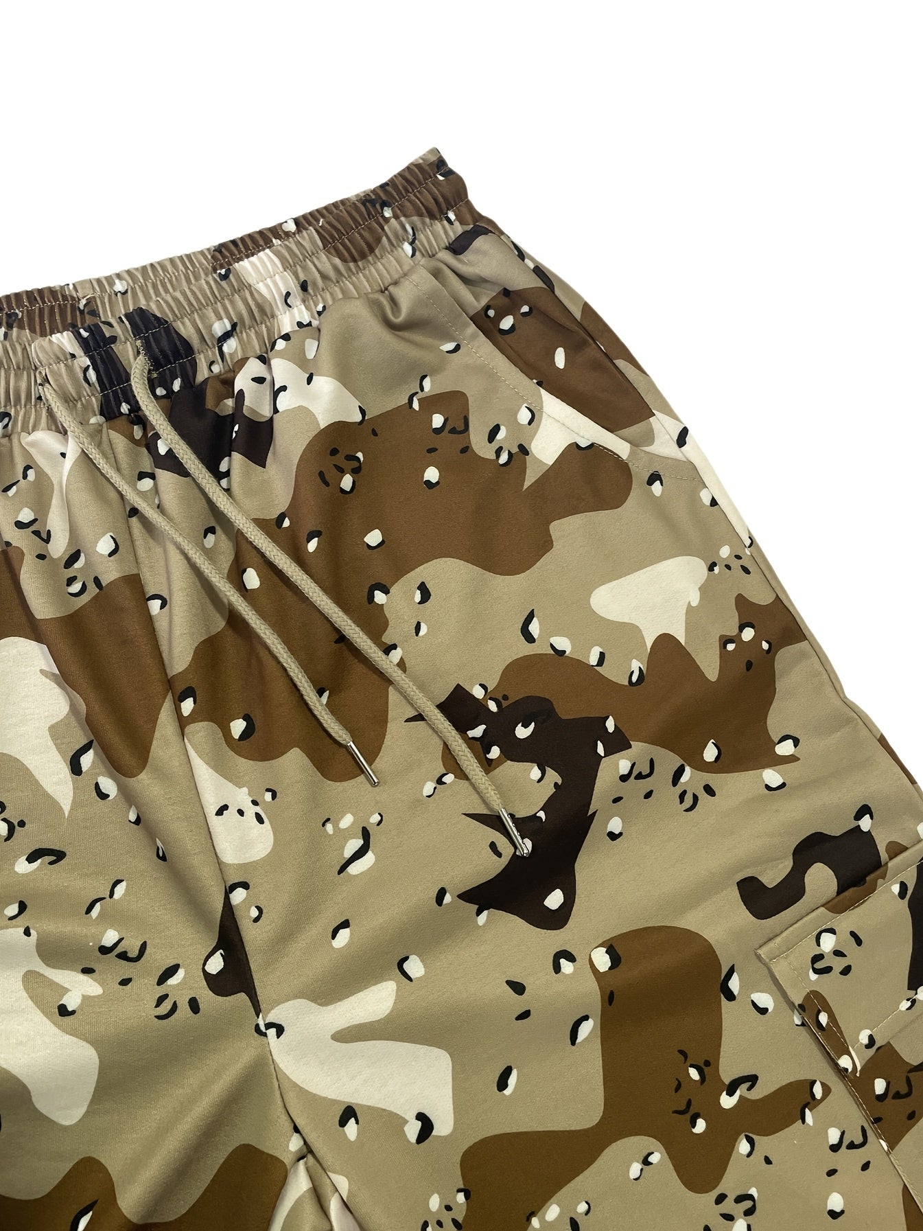 Y2K Style Paisley Pattern Drawstring Cargo Pants, 95% Polyester 5% Spandex, Machine Washable - Spring/Summer/Fall, Work Pants