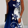 Women'S Floral Casual Sleeveless Dress