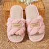 Comfortable And Casual Indoor Slippers for Women, Flat, Open-Toe, for All Seasons.