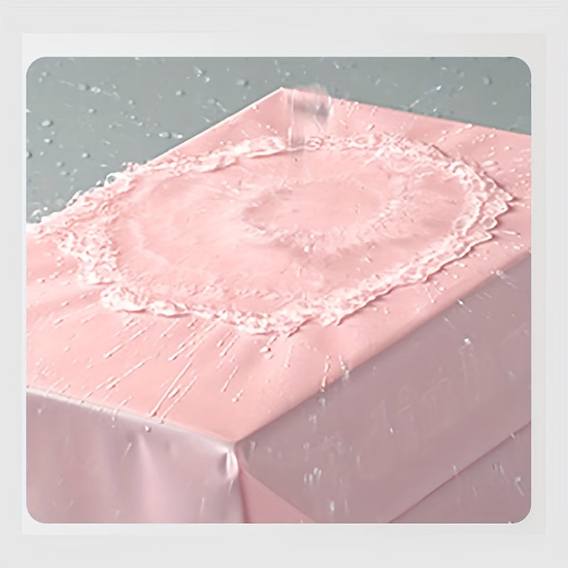 50-Pack Pink Courier Bags, Self-Adhesive Waterproof Mailing Envelopes, Bulk Shipping Bags for Clothes, Books, In-Line Skate Material, Durable Plastic Packaging