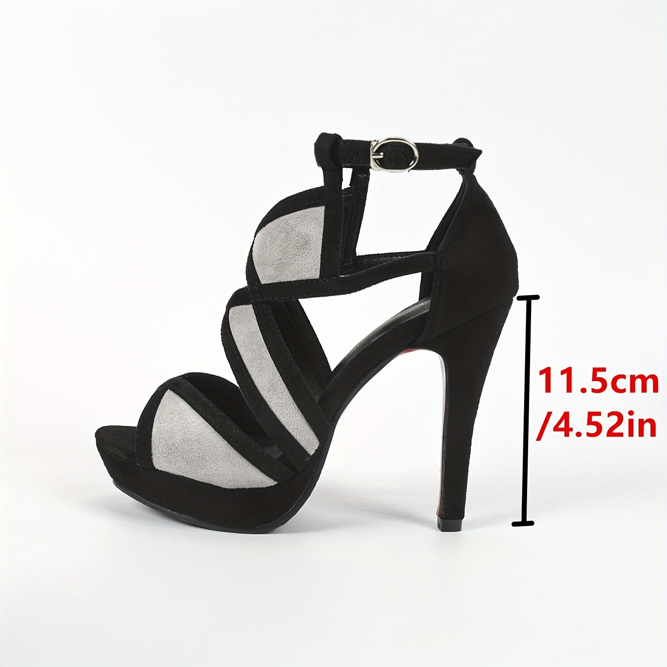 Moderate High-Heeled Sandals