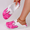 Women's Trendy Tie-Dye & Graffiti Print Clogs - Breathable, Non-Slip EVA Summer Sandals for Beach & Garden