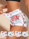 4pcs Soft Modal Triangle Panties - Breathable, Light Beige-Friendly, Comfortable Women's Underwear & Lingerie for Everyday High Waist Wear - Simple, Elegant Design