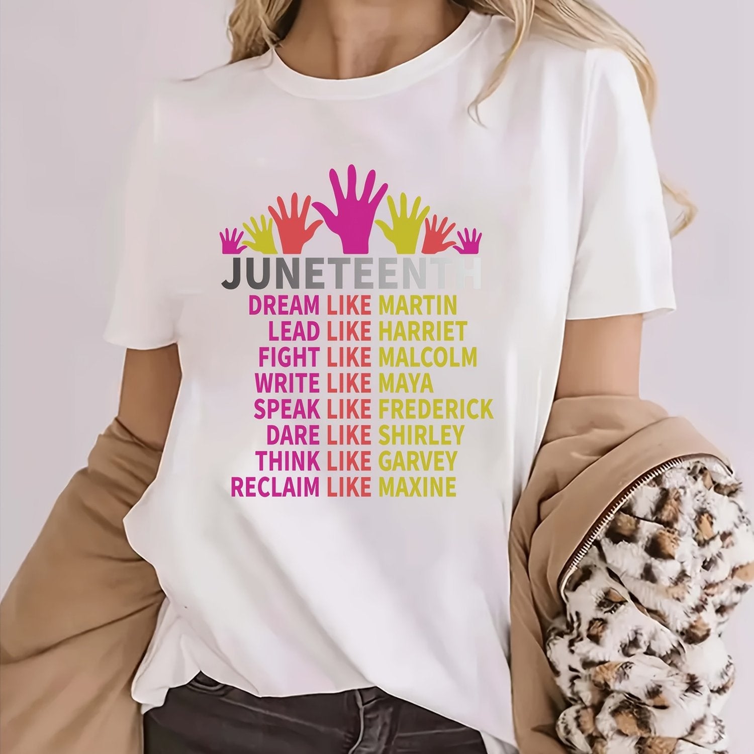 Unisex Fashionable Hip-hop Printed Casual Round Neck Short Sleeved Cotton Loose Retro Outdoor Daily T-shirt