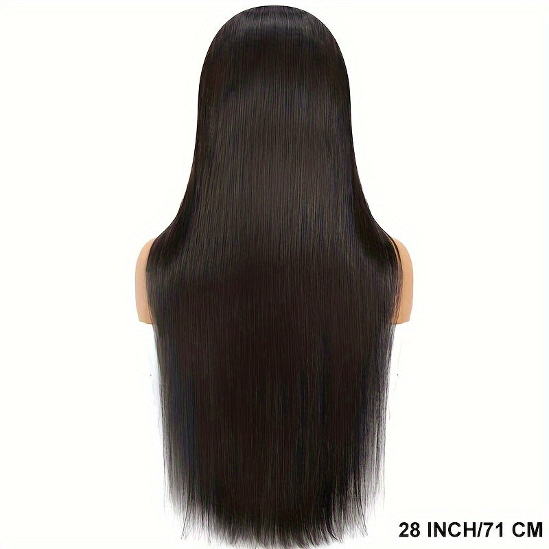 [ Items For The Season Change]Human Hair Wigs With Bangs Ready To GO Glueless Straight Wigs For Beginners Women 100% Brazilian Human Hair