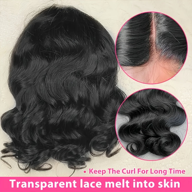 Tax Return Body Wave 4*4 Bob Wig Human Hair 100% HD Transparent Preplucked 4X4 Short Bob Remy Brazilian Wigs On Choice For Women