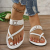 Comfort & Style for Summer: Lightweight, Non-Slip Flat Thong Sandals with Easy Slip-On Design, Perfect for Beach or Casual Wear