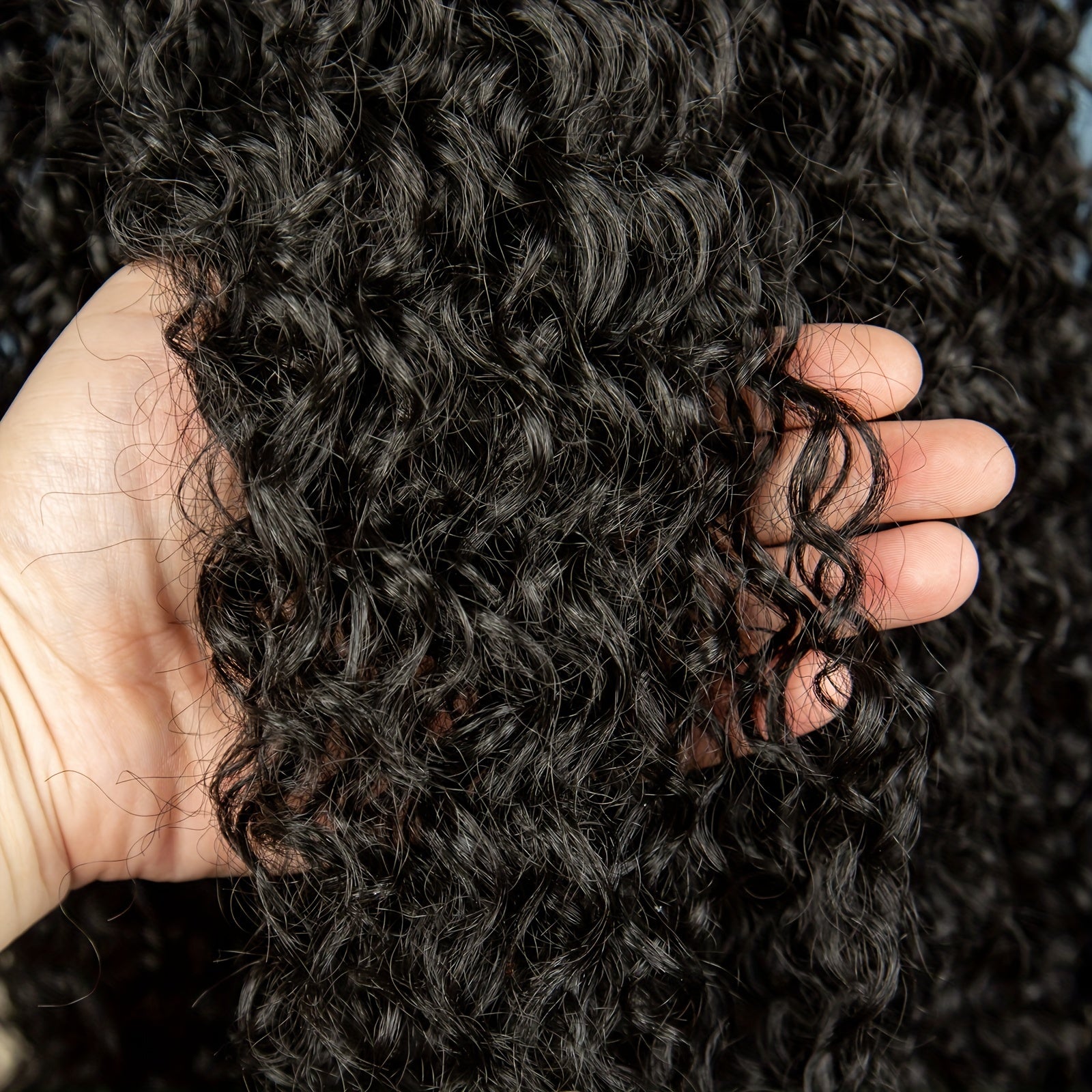 13*4 Front Lace High Quality Wig Black Chemical Fiber Braid Headband