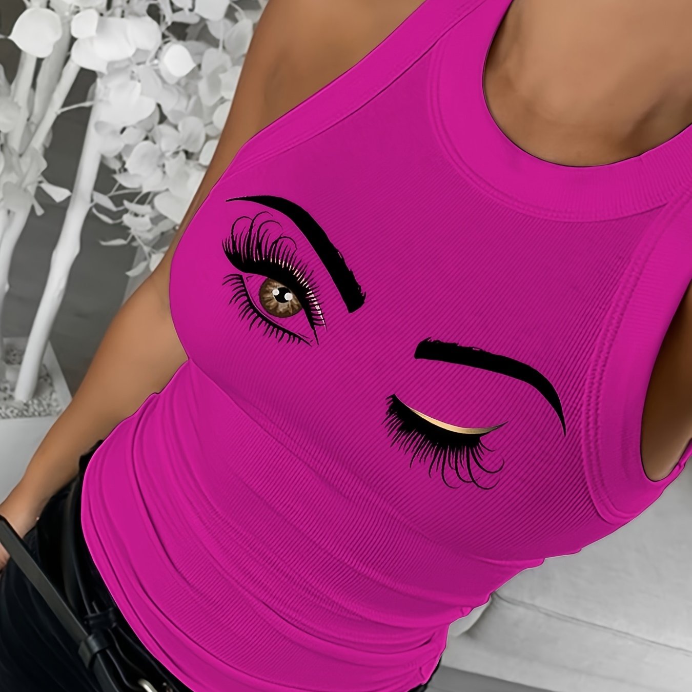 Women'S Sleeveless Color Block Tank Tops Basic Cami Shirt And Tank Blouses