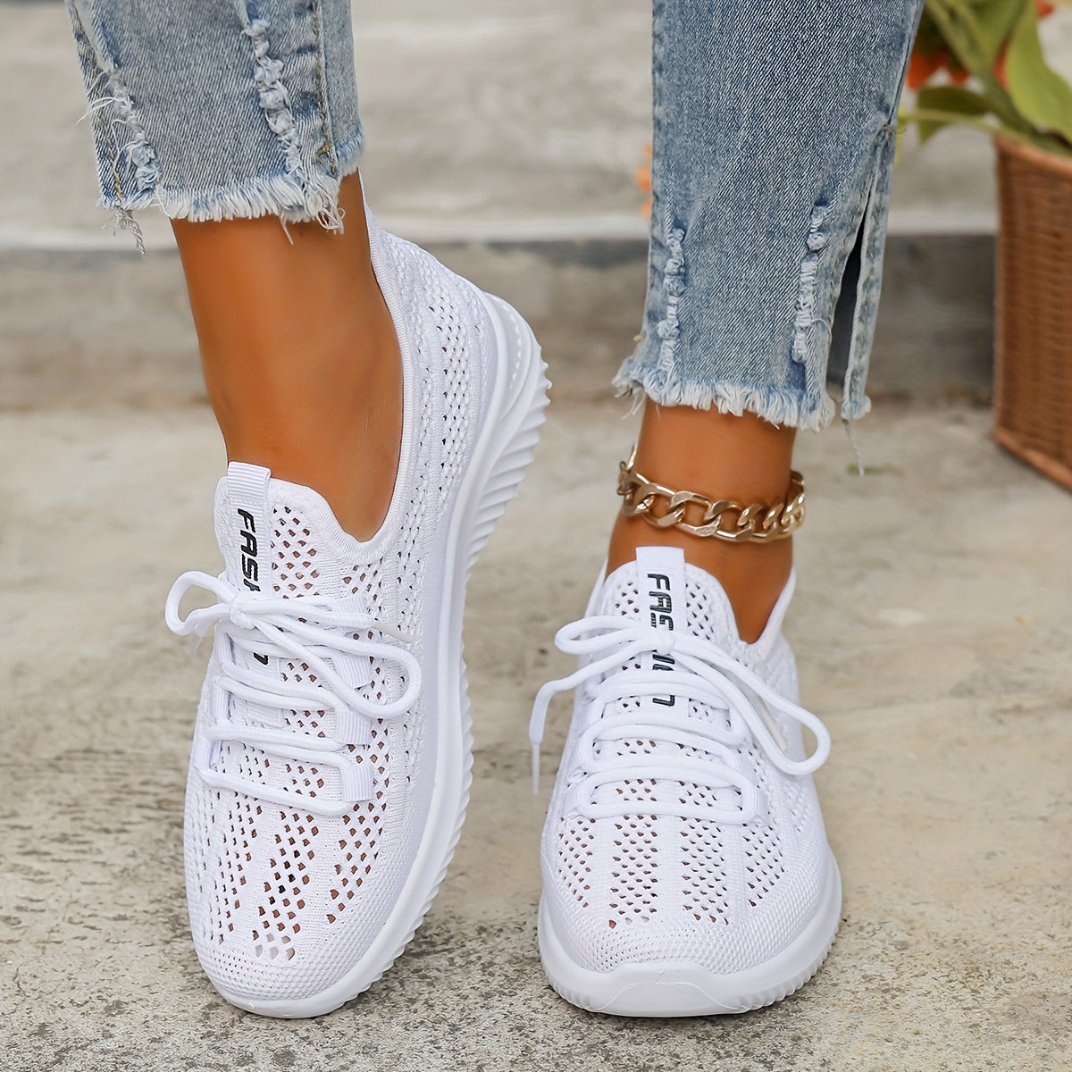 Summer Mesh Shoes, Women's Soft-soled Anti-slip Breathable Casual Sneakers, New Slip-on Mesh Courtesy Sandals