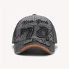 [Fashionable Cap] 1pc Fashionable Adjustable Peaked Cap | Number 79 Embroidered Color Matching Sun Protection Baseball Cap, Old Personalized Lightweight Sun Hat | Outdoor Leisure Hat for Men and Women