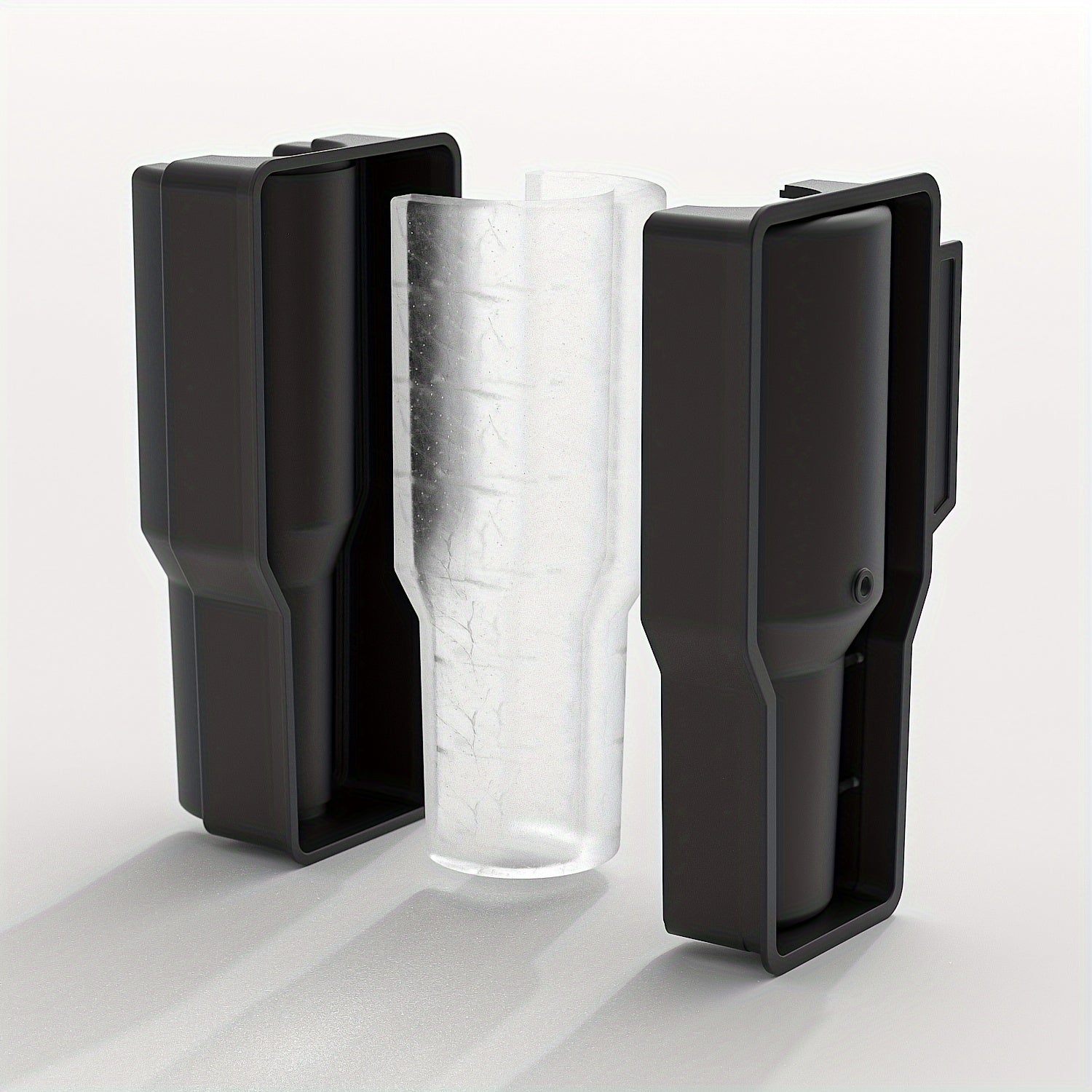 1pc Silicone Ice Cube Tray for Cup - Fits 40oz Tumbler with Lid, Perfect for Cocktails, Whiskey, Juice, and Iced Drinks, Easy-Release Mold for Customizable Ice Cubes