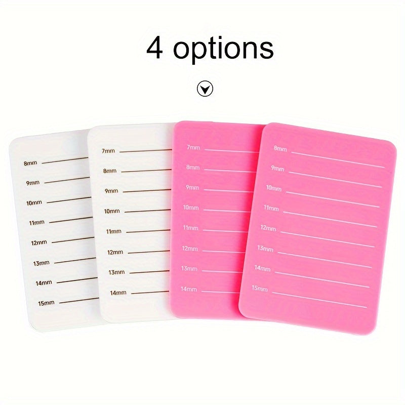 1pc Acrylic Eyelash Extension Organizer, False Lash Stand Tile Palette, Lash Holder with Belt Graft Scale Tools, Alcohol-Free, Formaldehyde-Free, No Power Required, Battery Not Included, Beauty & Personal Care Accessories