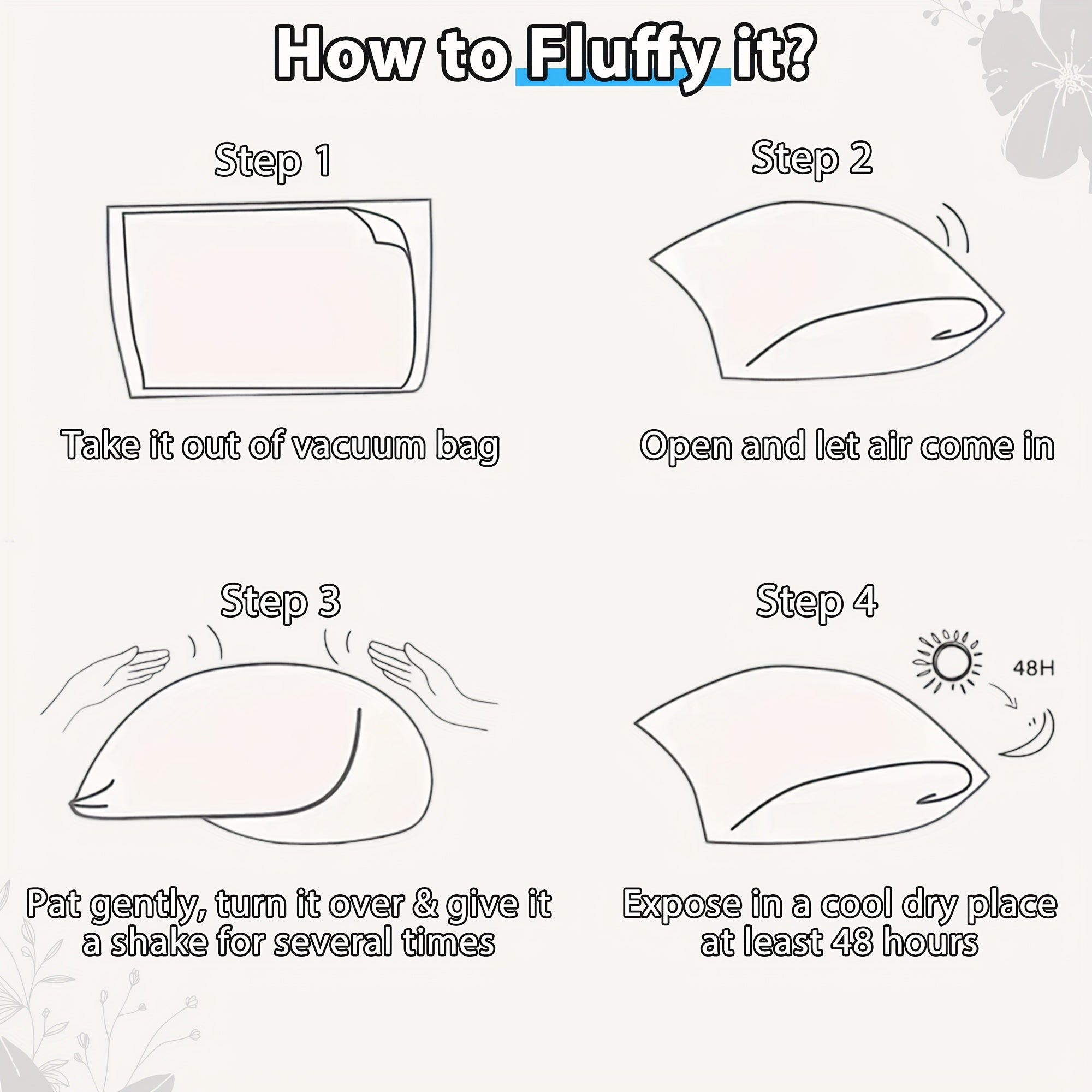 4pcs High Quality Fluffy Square Pillow Inserts with Zipper - Plump White Stuffer Cushion Fillings, 100% Polypropylene, Machine Washable, All-Season Use for Sofa, Bed, Patio, Camping & Travel - Perfect Gift for Family