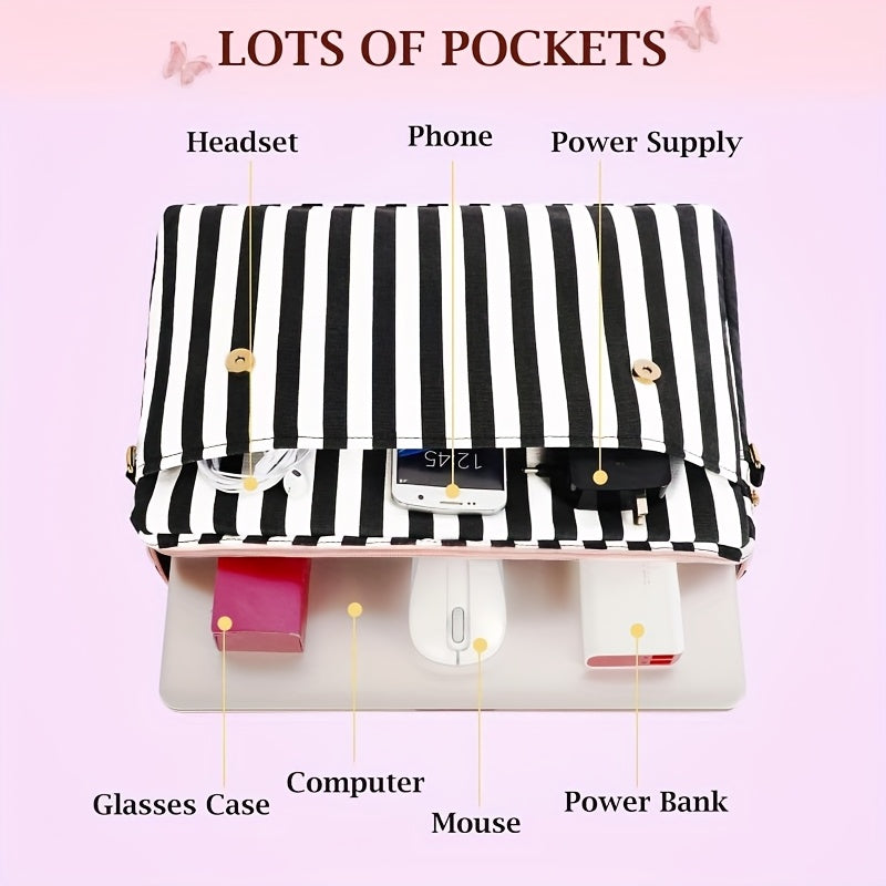 Briefcase For Women, Bow Backpack, 15.6 Inch Convertible Pink Laptop Bag With Bow, Cute Kawaii Computer Messenger Crossbody Laptop Tote Bag Carrying Case Gift For College Work Travel College Business, Travel Accessories Must